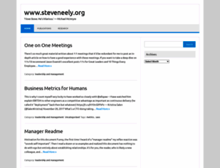 steveneely.org screenshot
