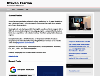 stevenferrino.com screenshot