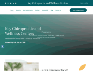 stevenkeychiropractic.com screenshot