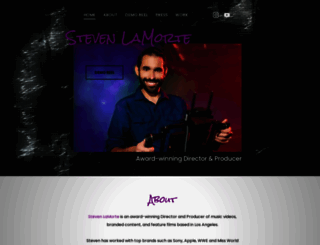 stevenlamorte.com screenshot