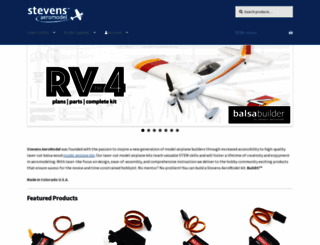 stevensaero.com screenshot