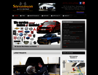 stevensonautorepair.com screenshot