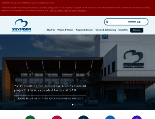 stevensonhospital.ca screenshot