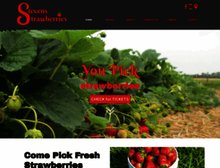 stevensstrawberries.com screenshot