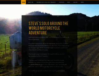 steveridestheworld.com screenshot
