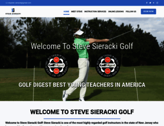 stevesierackigolf.com screenshot