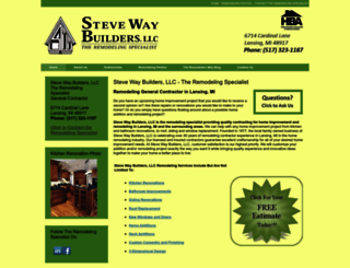 stevewaybuildersllc.com screenshot