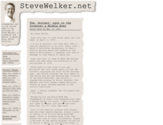 stevewelker.net screenshot