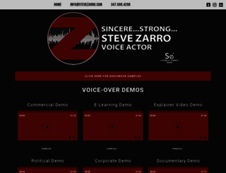stevezarro.com screenshot