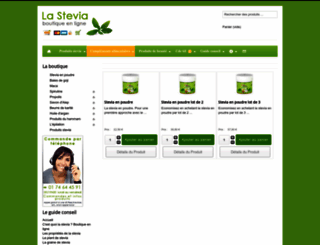 stevia-sucre.com screenshot