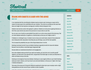steviocal.wordpress.com screenshot