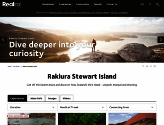 stewartislandexperience.co.nz screenshot