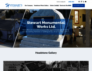 stewartmonumental.com screenshot