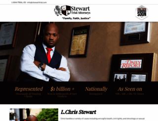 stewarttrial.com screenshot