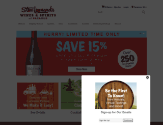 stewswinesparamus.com screenshot