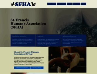 stfrancisha.org screenshot