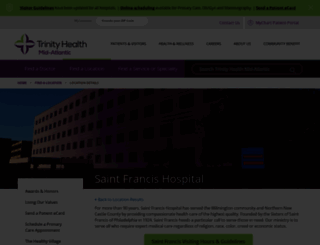 stfrancishealthcare.org screenshot