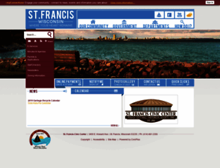 stfranciswi.org screenshot