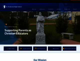 stfrederickhigh.org screenshot