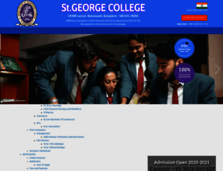 stgeorgecollege.org screenshot