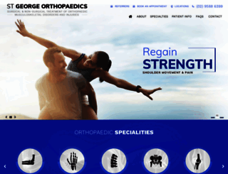 stgeorgeorthopaedics.com screenshot