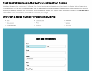 stgeorgepestcontrol.com.au screenshot