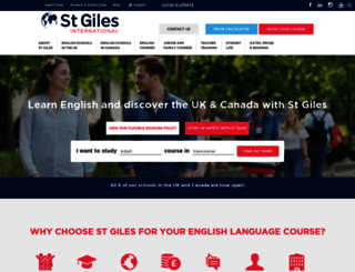 stgiles.co.uk screenshot