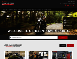 sthelenpowersports.com screenshot