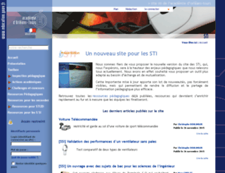 sti.ac-orleans-tours.fr screenshot