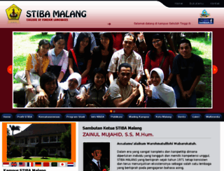 stiba-malang.com screenshot