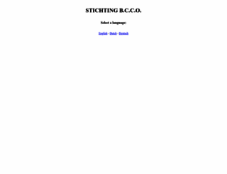 stichtingbcco.com screenshot