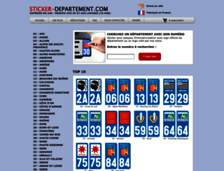 sticker-departement.com screenshot