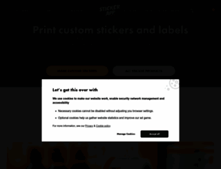 stickerapp.com screenshot