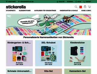 stickerella.ch screenshot