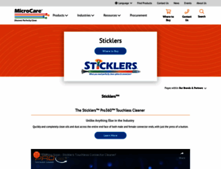 sticklerscleaners.com screenshot
