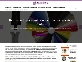 stickmuster-shop.de screenshot