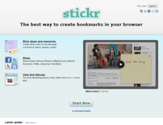 stickr.com screenshot