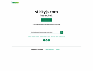 stickyjs.com screenshot
