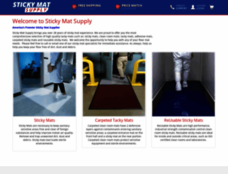 stickymatsupply.com screenshot