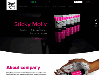 stickymolly.com screenshot