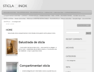 sticla-inox.ro screenshot