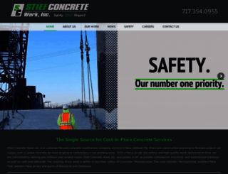 stiefconcrete.com screenshot