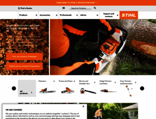 stihl.com.au screenshot