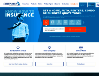 stillwaterinsurance.com screenshot