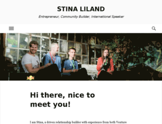 stinaliland.com screenshot