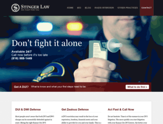 stingerlaw.com screenshot