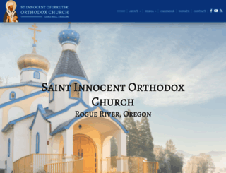 stinnocentorthodoxchurch.org screenshot