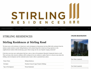 stirling-residence.com.sg screenshot