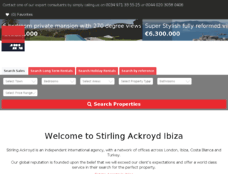 stirlingackroyd-ibiza.com screenshot