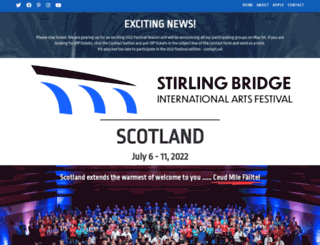 stirlingbridgefestival.com screenshot